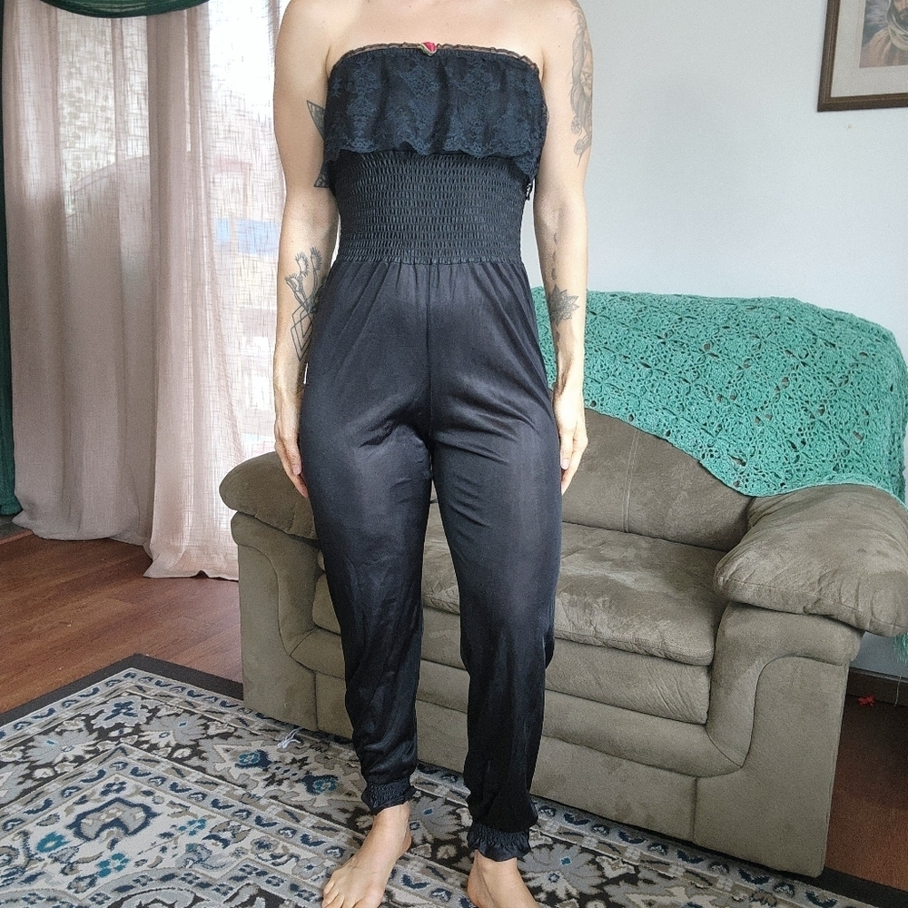 Vintage Sleeveless Jumpsuit Lingerie size Small